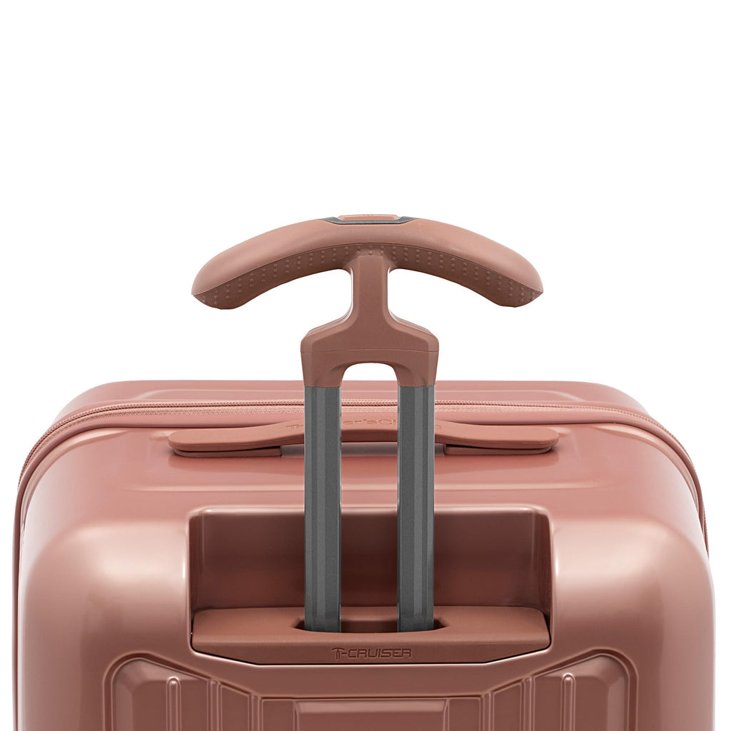 Traveler's Choice Ultimax II Polycarbonate Hardside Luggage with Spinner Wheels, Rose Pink, 31-Inch Large Trunk