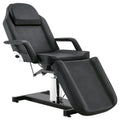 BarberPub Hydraulic Massage Bed Height Adjustable Tattoo SPA Chair Multi-Functional Facial Table Beauty Equipment for Salon 2753 (Black) (Black)