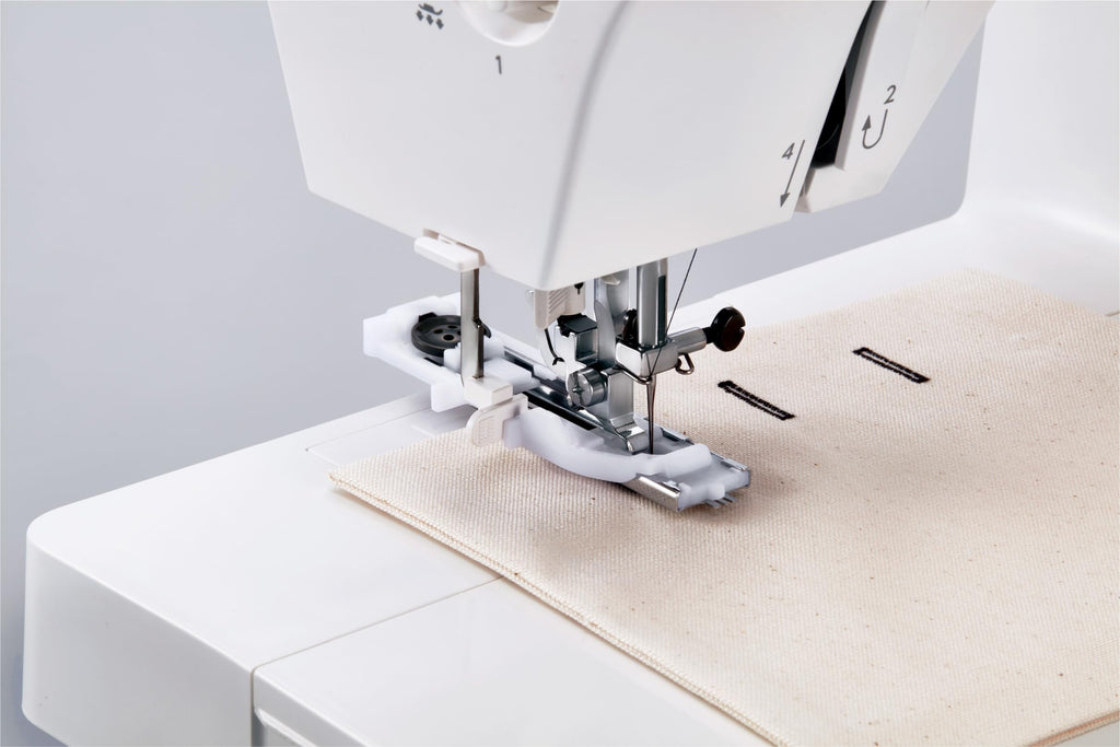 Janome 1522RD Mechanical Sewing Machine - Aesthetic Red Sewing Machine for Beginners, 22 Built in Stitches, 1 Step Buttonhole, Heavy Duty Metal Frame, Built in Needle Threader for Easy Use