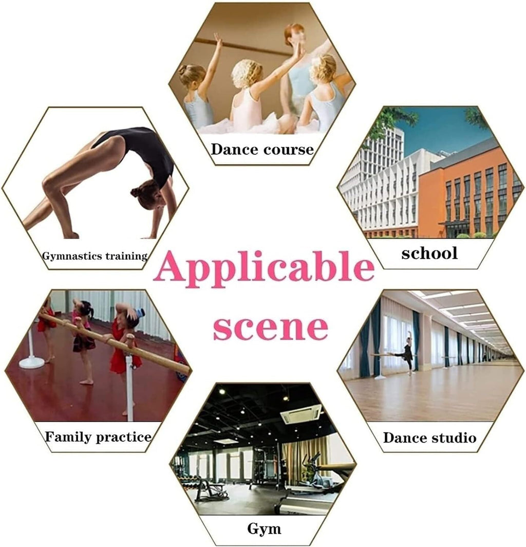 LWJQRSP Ballet Pole Portable Dance Stretching Pole, Adjustable Independent Dance Stick Equipment(1m)