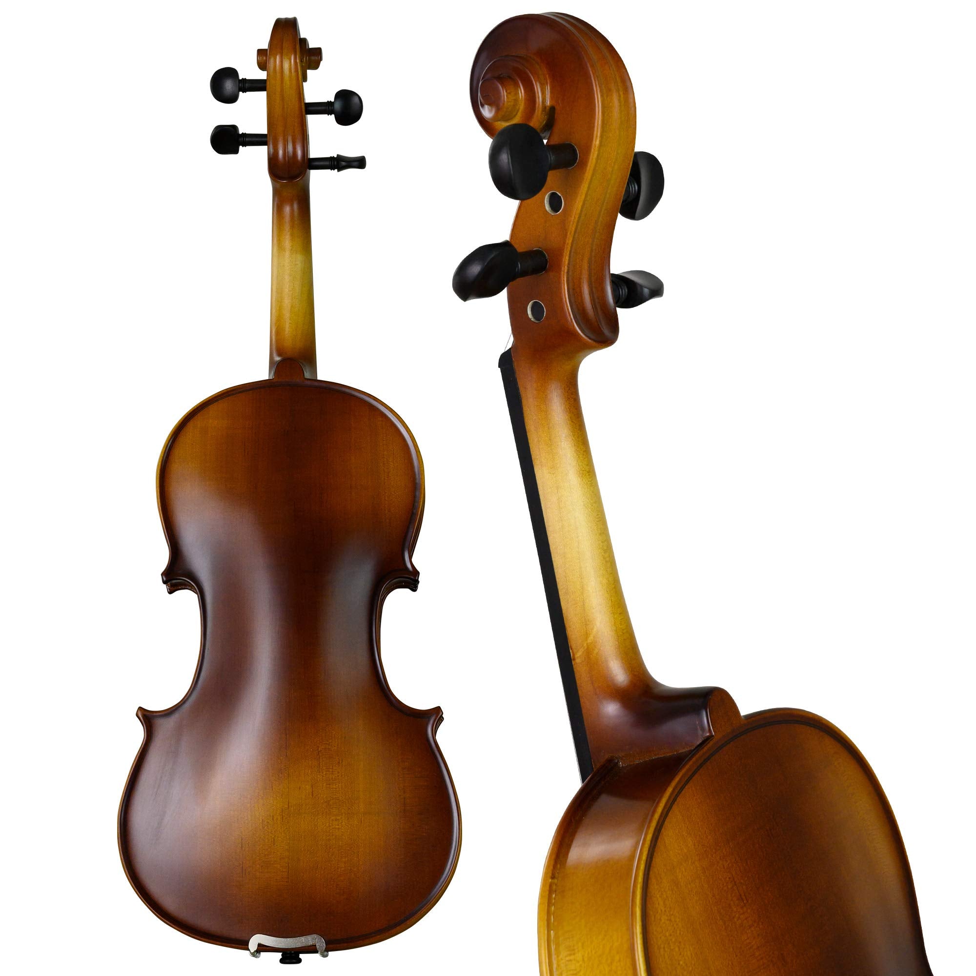 Ricard Bunnel G2 Violin Outfit 1/8 Size - Carrying Case and Accessories Included - Solid Maple Wood and Ebony Fittings By Kennedy Violins