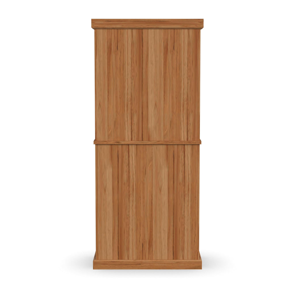Homestyles Nantucket Natural Wood Pantry with Four Doors