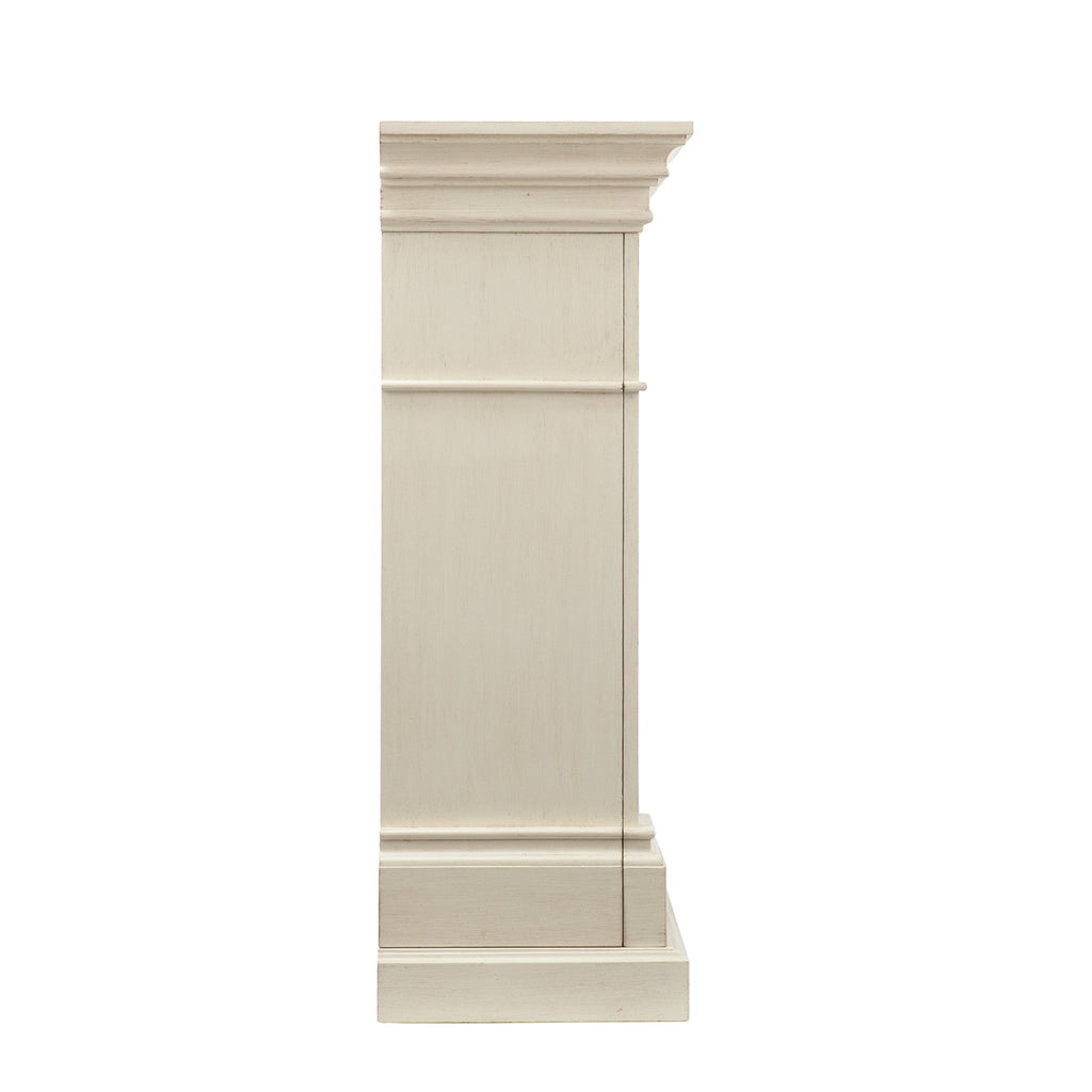 SEI Furniture - Sicilian Harvest Electric Fireplace - Ivory - Transitional Design, Ideal for Living Room, Bedroom (FE9275)