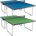 Butterfly Compact 19 Ping Pong Table - Foldable Table Tennis Table with Wheels - Regulation Size Ping Pong Table with Detachable Net Included - Ships Assembled, Green