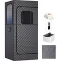 YXKJZHF Portable Steam Sauna Box, Cotton Thicken Personal Sauna Tent Kit for Home Spa, Indoor Sauna Relaxation with 2.6L Steam Generator