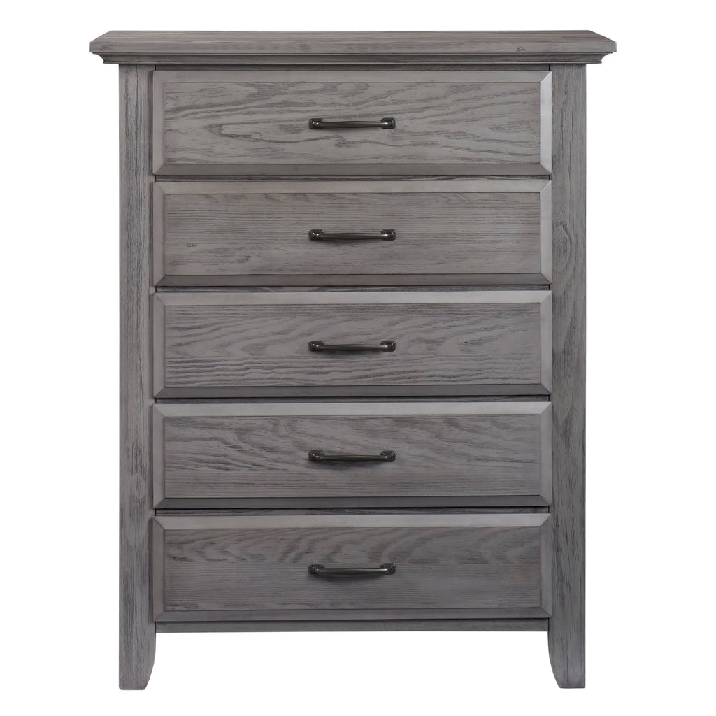 Soho Baby Chandler Premium 5-Drawer Dresser Chest, Graphite Gray
