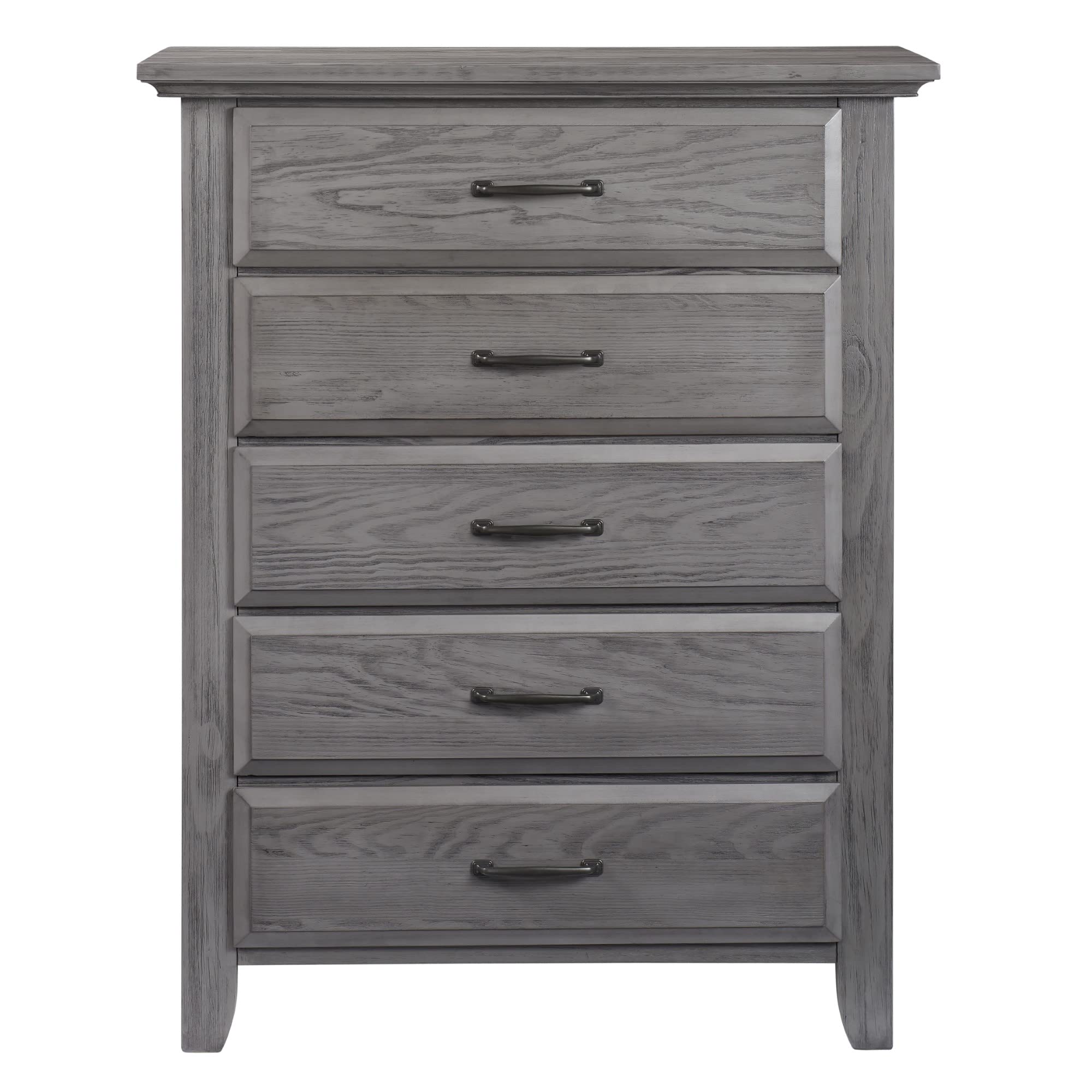 Soho Baby Chandler Premium 5-Drawer Dresser Chest, Graphite Gray