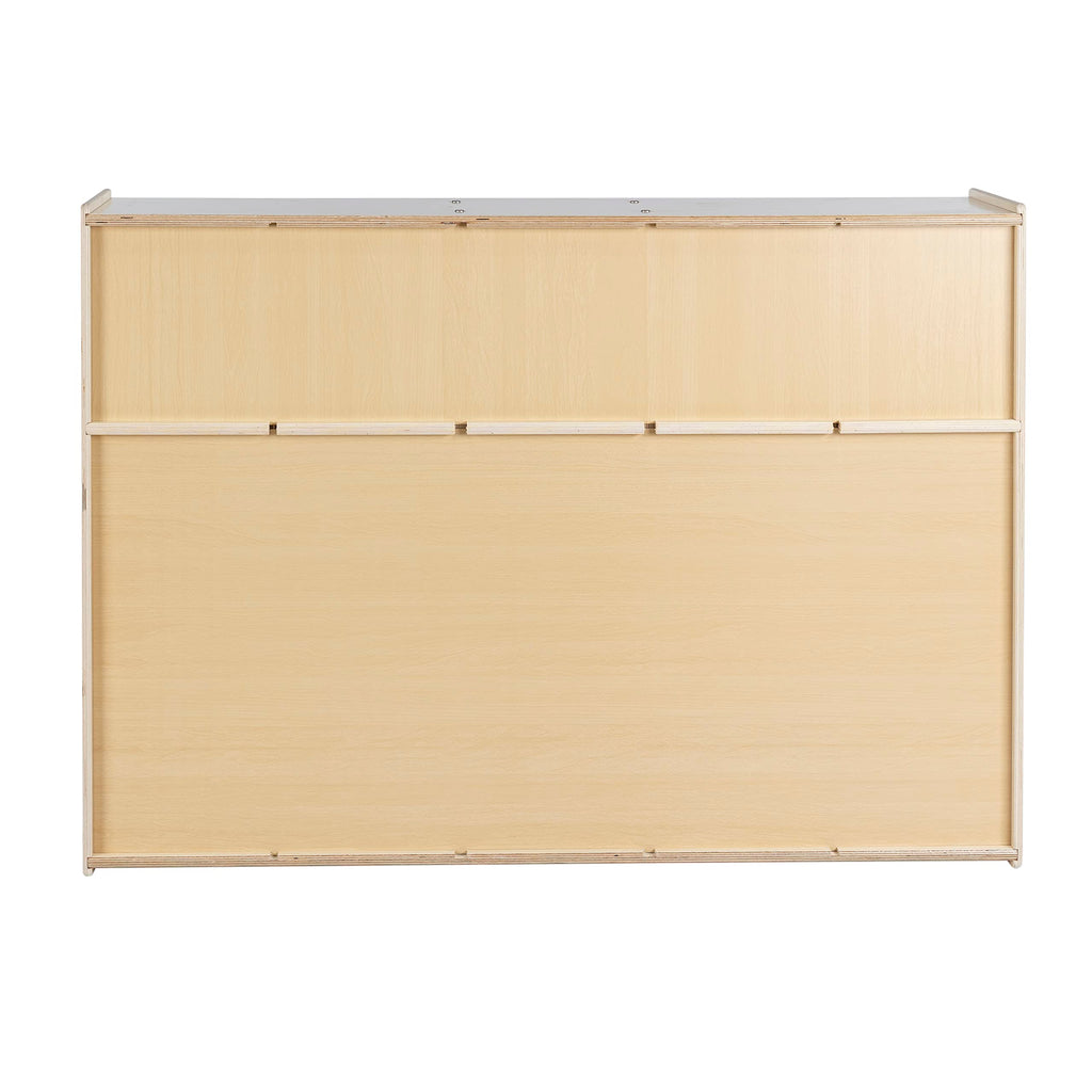 RRI Goods 5-Section Coat Locker with Cubbies, Wooden Backpack Storage Organizer with Coat Hooks and Cubby Storage Organizer Cubes for Kids, Daycare, Classroom