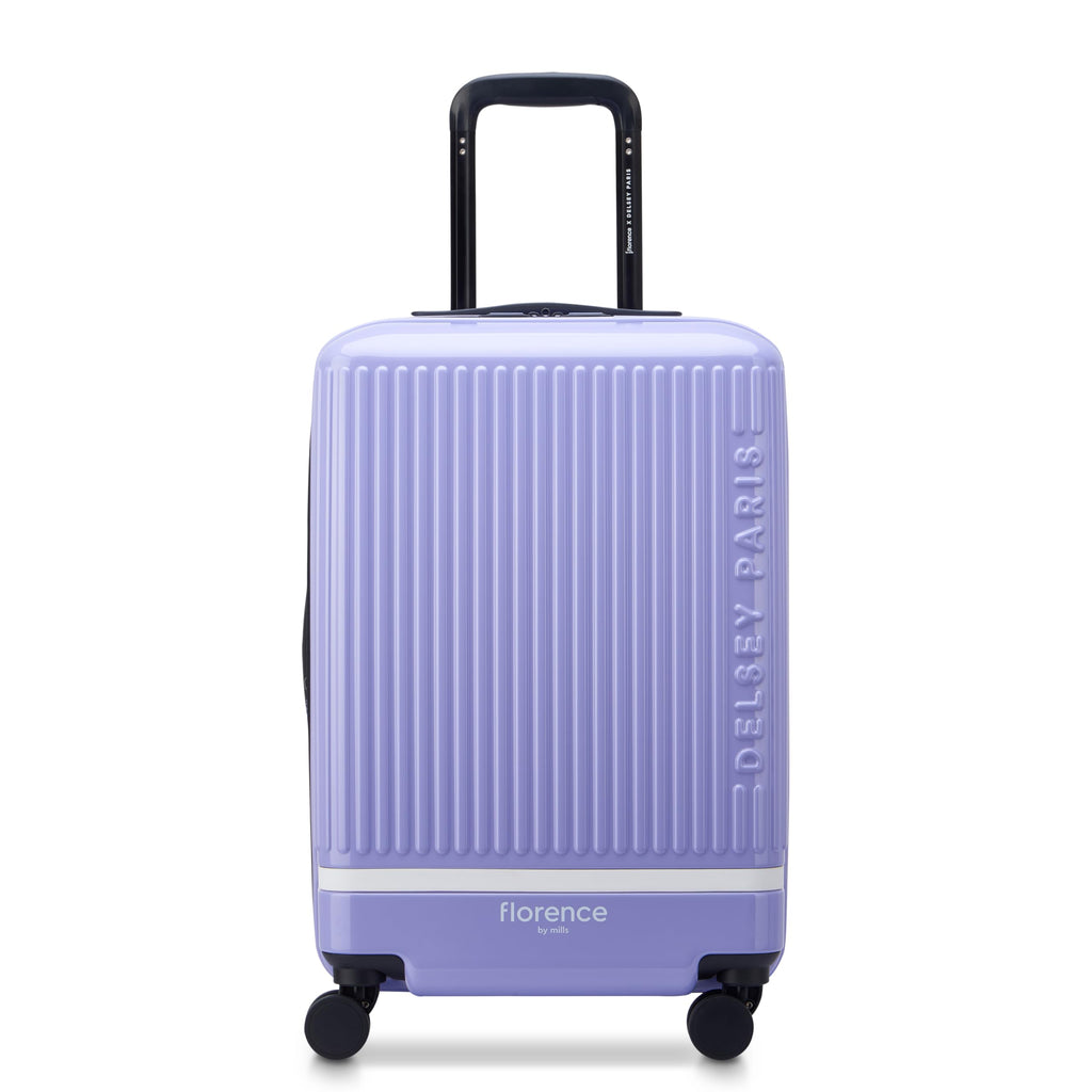 florence by mills Spin Me Away Hardside Expandable Luggage with Spinner Wheels, Lavender, 2 Piece Set (20/29)