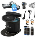 The Pod Company Pro Ice Pod Complete Cold Plunge Bundle – 100-Gallon Ice Bath with 18 Ice Bricks, Insulated Lid & Cover, Water Jet, Maintenance & Cleaning Kit, Thermometer & Floor Mat