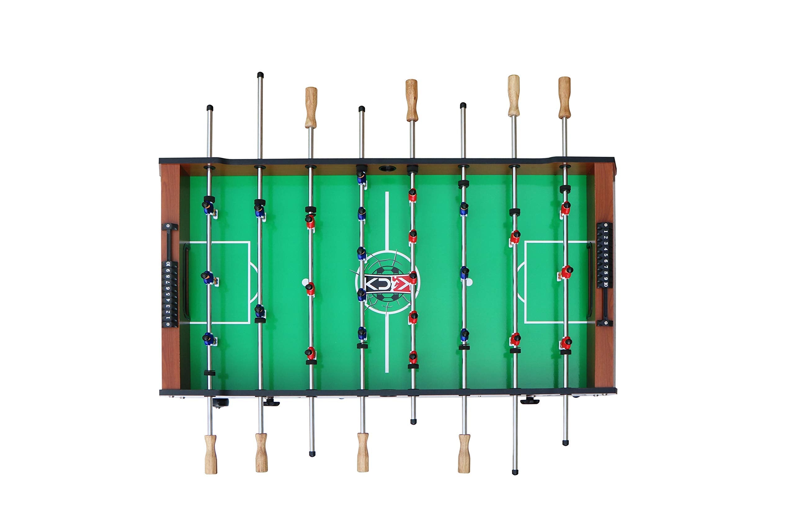 KICK Monarch 48" Folding Foosball Table (Brown) – Compact Indoor Game Table