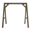 Amish Casual 4/5 Foot A-Frame Porch Swing Stand in Dark Walnut Stain - Treated Wood Outdoor Stand for Swings, Made in The USA by Amish Craftsmen