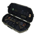 SKB Hard Protective Storage Case for Archery Bow and Arrows, iSeries Shaped Bow Case, Green - Quiver Holder and Gear Box for Hunting Accessories