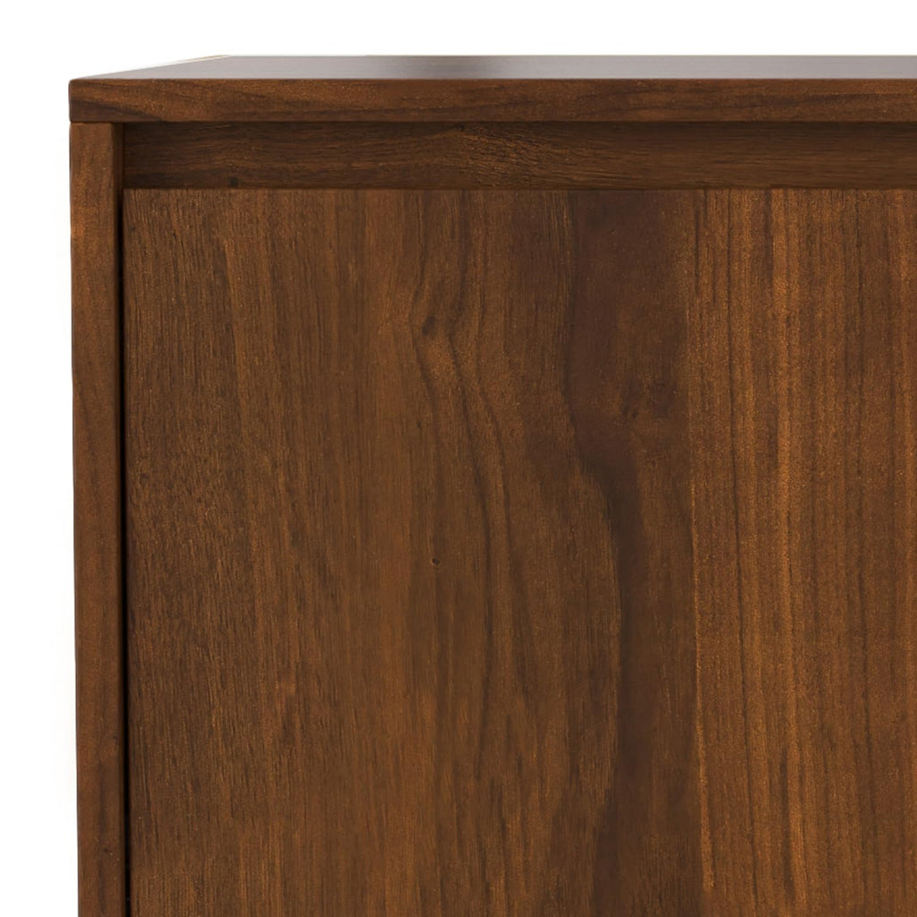 SIMPLIHOME Hunter 60 inch Wide Industrial TV Media Stand in WALNUT WOOD For TVs up to 65 inches for the Living Room and Entertainment Center
