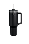 Stanley Quencher H2.0 FlowState Tumbler – Matte Black Insulated Travel Mug with Handle & Straw