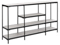 Safavieh Home Petra Beige and Matte Black 3-tier Console Table