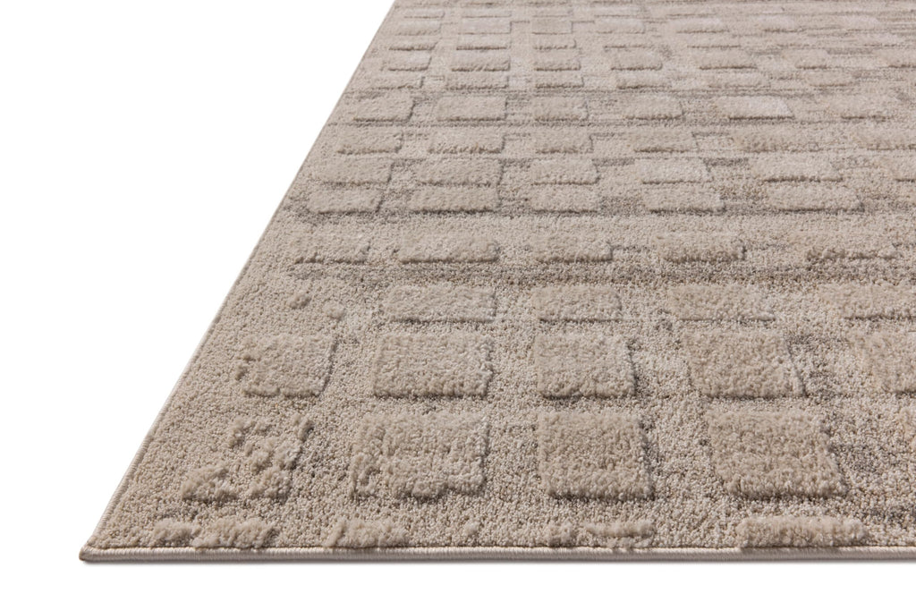 Loloi Amber Lewis Monty Collection MOT-06 Pebble/Beige 11'-6" x 15', .50" Pile Height, Area Rug