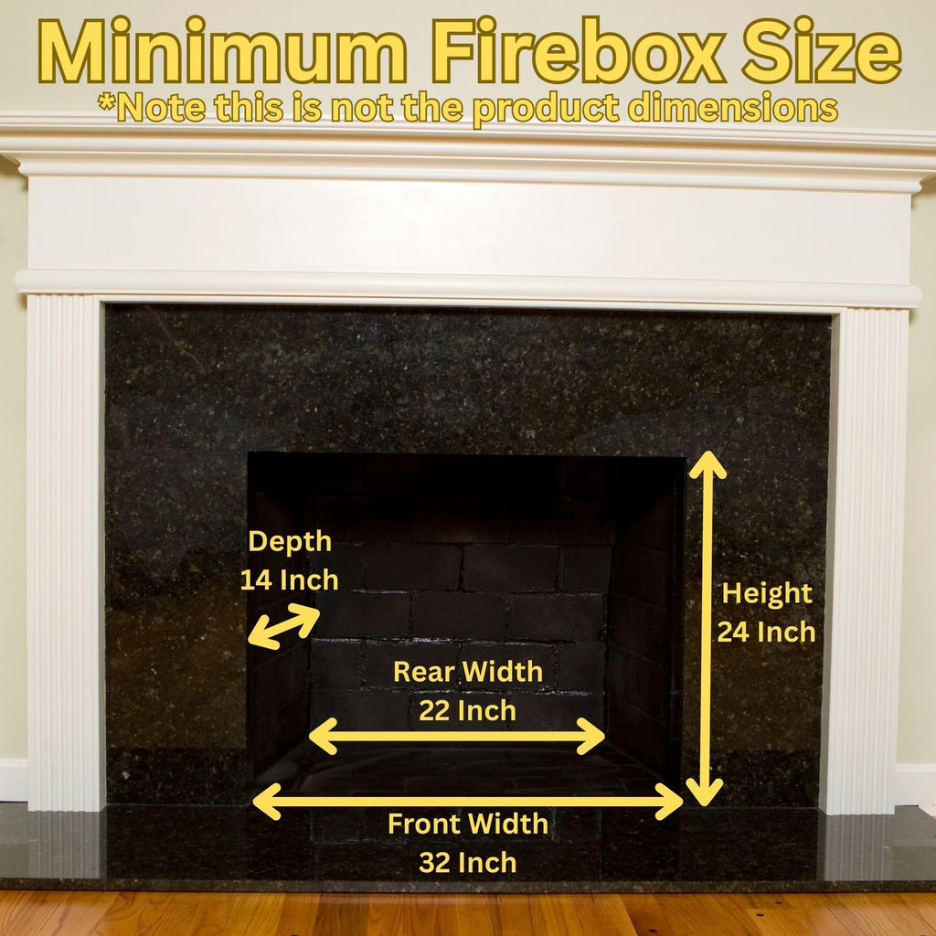 Comfort Glow 24" Vent Free Gas Log Set, Dual Fuel, 30,000 BTU with Adjustable Thermostat Knob, Heats Up to 1,000 Sq Ft Area, Black Forest Logs - GLD2460T
