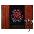 Viper by GLD Products Metropolitan Solid Wood Cabinet & Electronic Dartboard Play-Ready Bundle: Deluxe Set (797 Dartboard and Darts), Cinnamon Finish, One Size