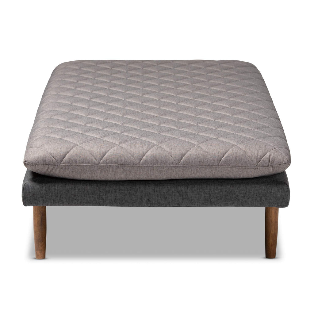 Baxton Studio Daybed, Single, Grey/Walnut