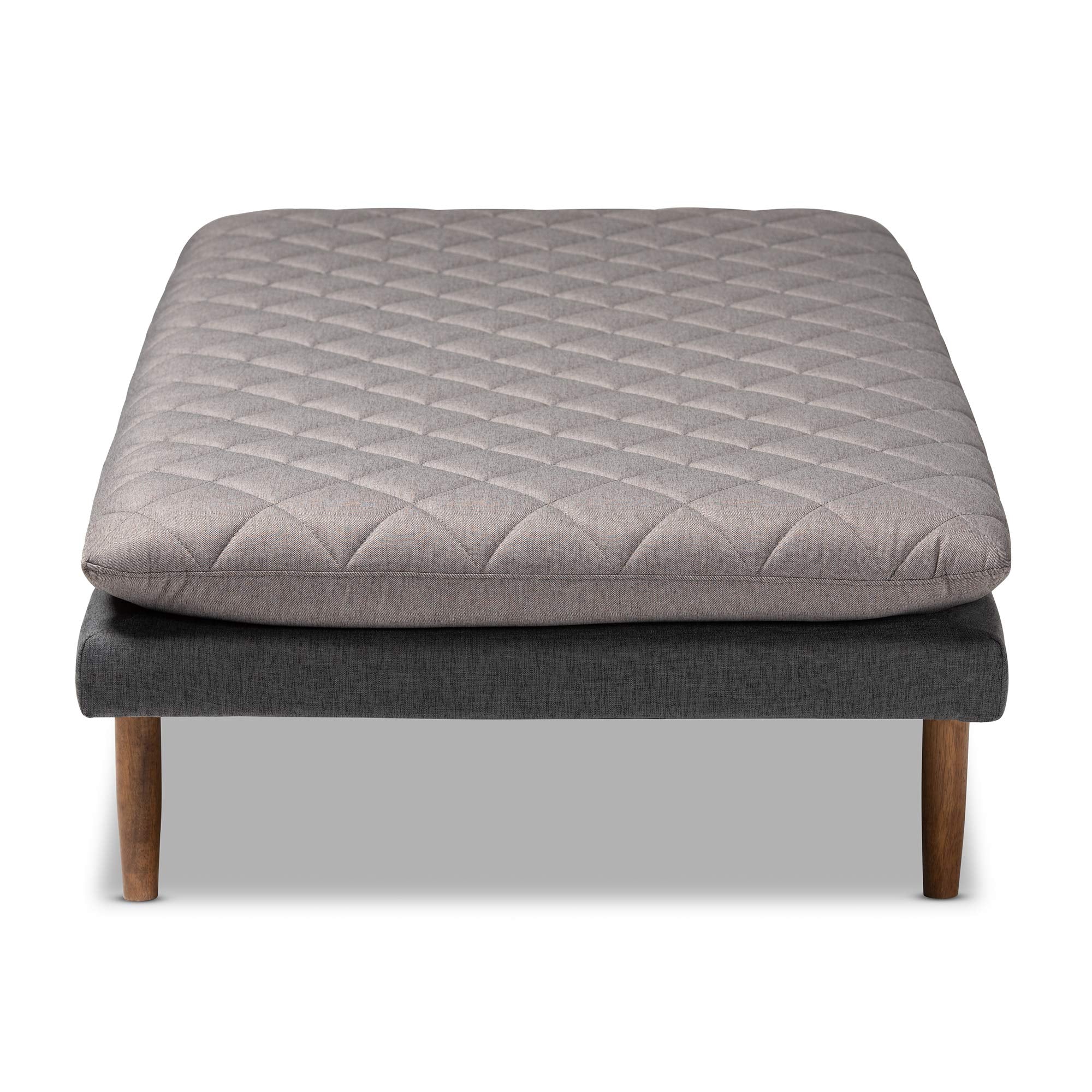 Baxton Studio Daybed, Single, Grey/Walnut