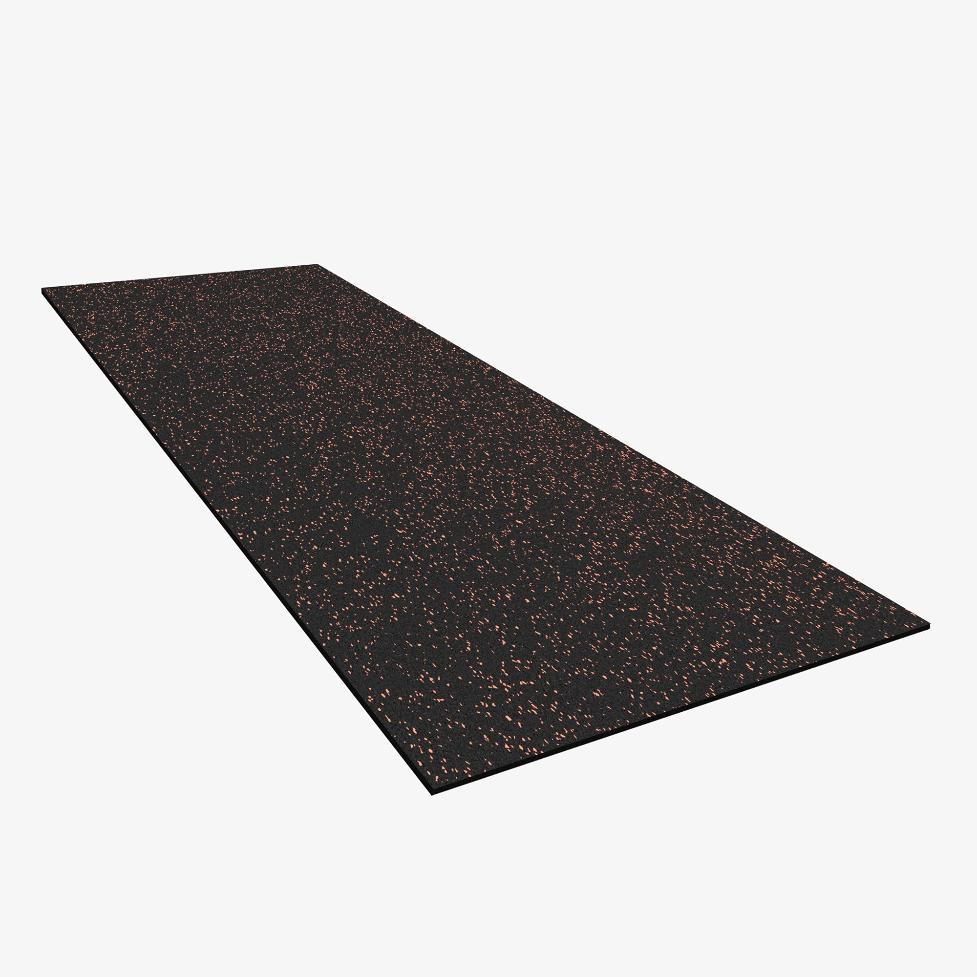IncStores 1/4" Tough Rubber Roll (4' x 10') - Excellent Gym Floor mats for Medium/Large Equipment and Light/Moderate Free Weights (5 Mats - 4'x10' Brick Red)