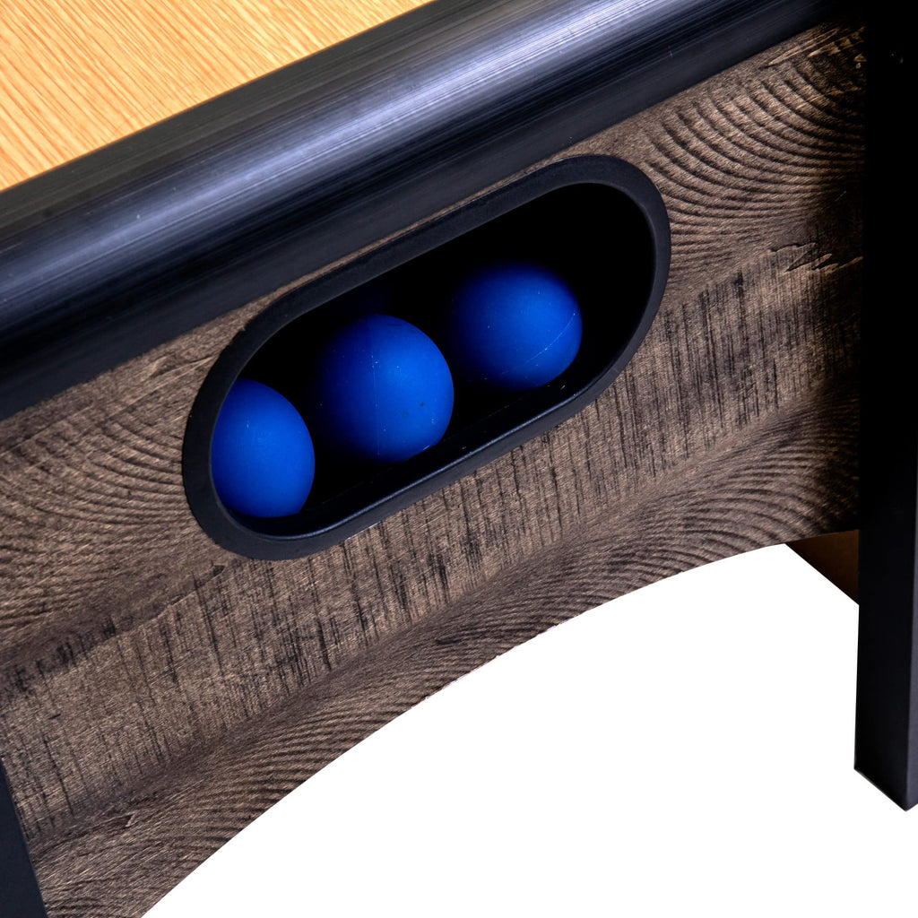 American Legend 9’ Arcade Speedball Game - Engineered Wood Construction - Realistic Game Play - Automatic Ball Return - 4 Balls Included