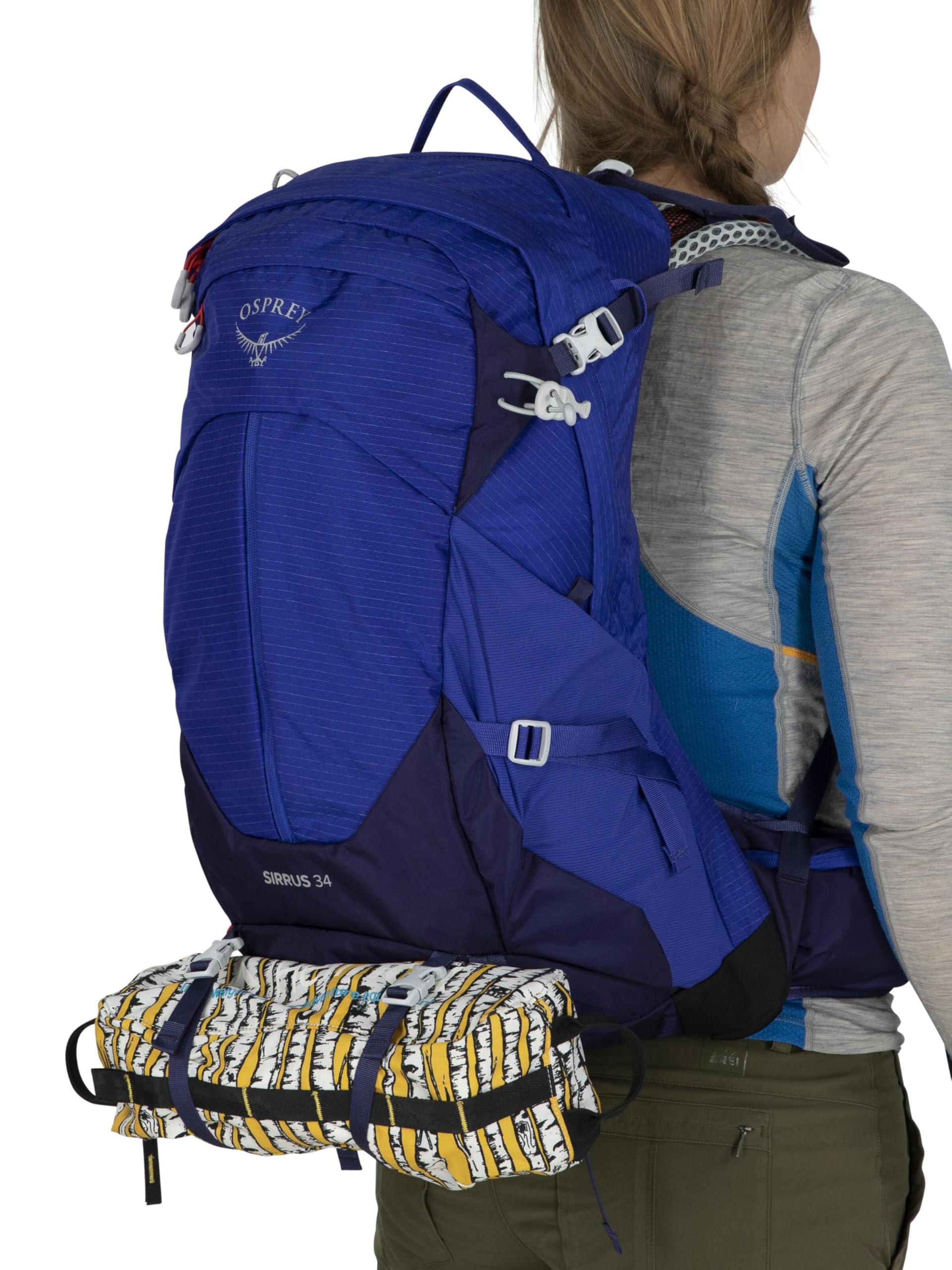 Osprey Sirrus 34L Women's Hiking Backpack, Tunnel Vision Grey