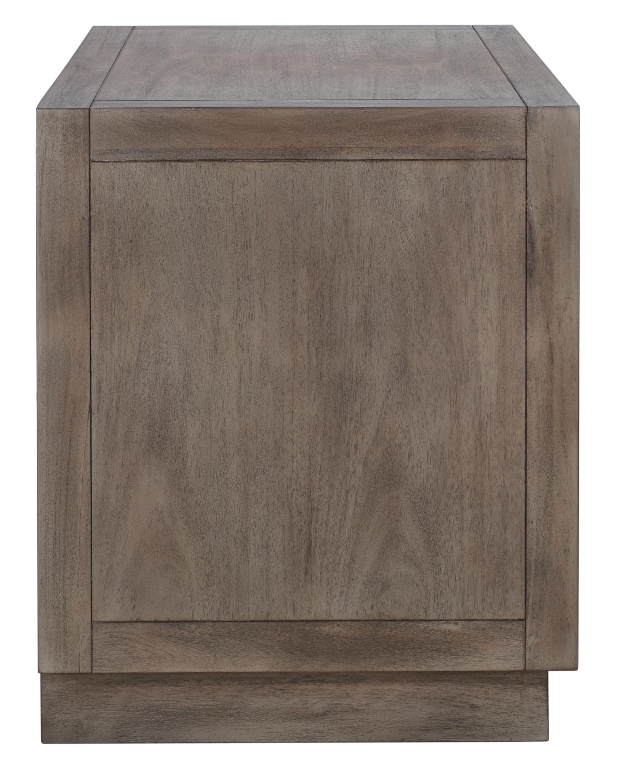 SAFAVIEH Couture Home Collection Steve Light Brown 2-Drawer Wood Nightstand Table (Fully Assembled)