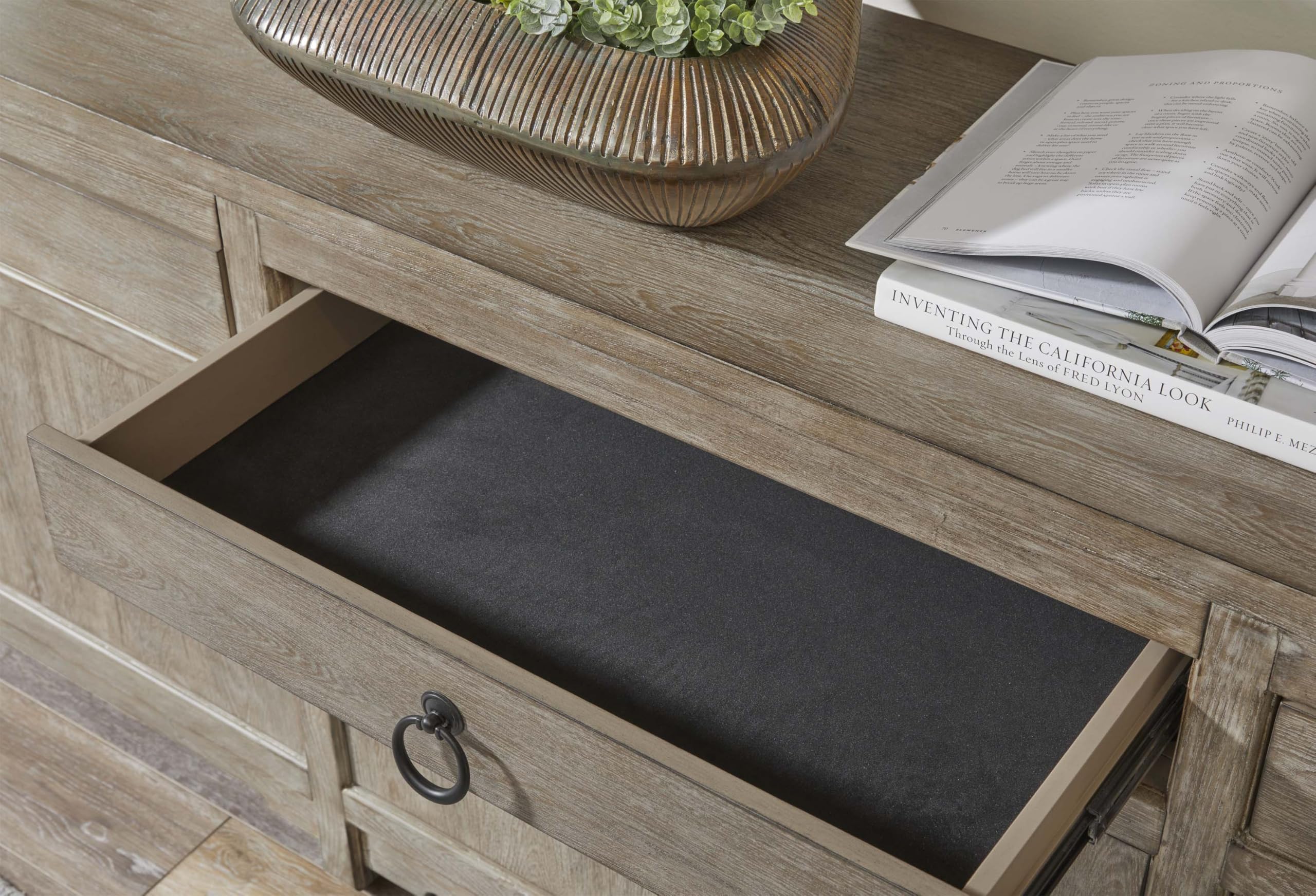 Parker House Edinburg Driftwood 90" Console