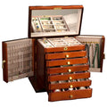 Xloverise Wooden Jewelry Box,jewelry boxes for women large,jewlrey box&organizers with necklace hanger,jewerly organizer,9-layer large capacity jewelry storage box for jewelry