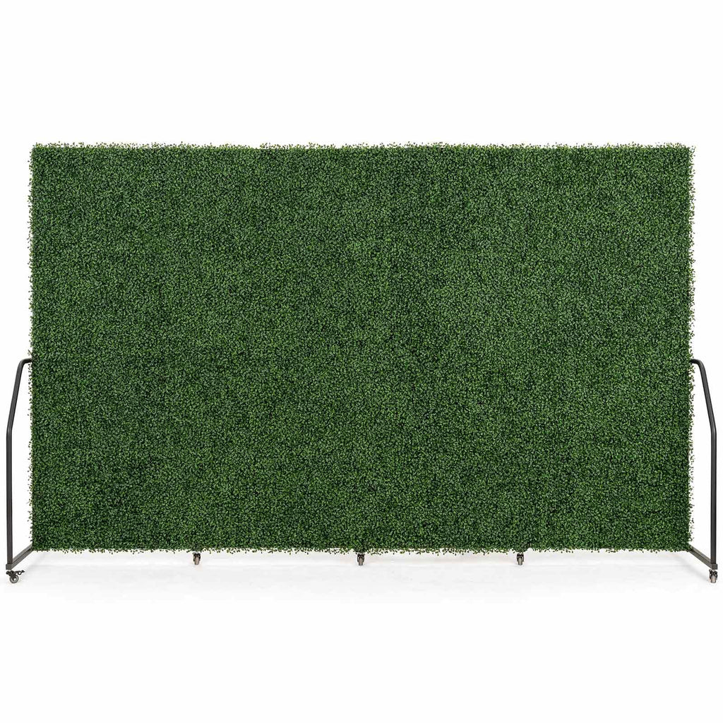 Artigwall 5 Panel Boxwood Backdrop, Room Divider with Artificial Hedge, Foldable Freestanding Privacy Screen, Faux Greenery Wall Partition for Home Office, Indoor & Outdoor Decorative Screen