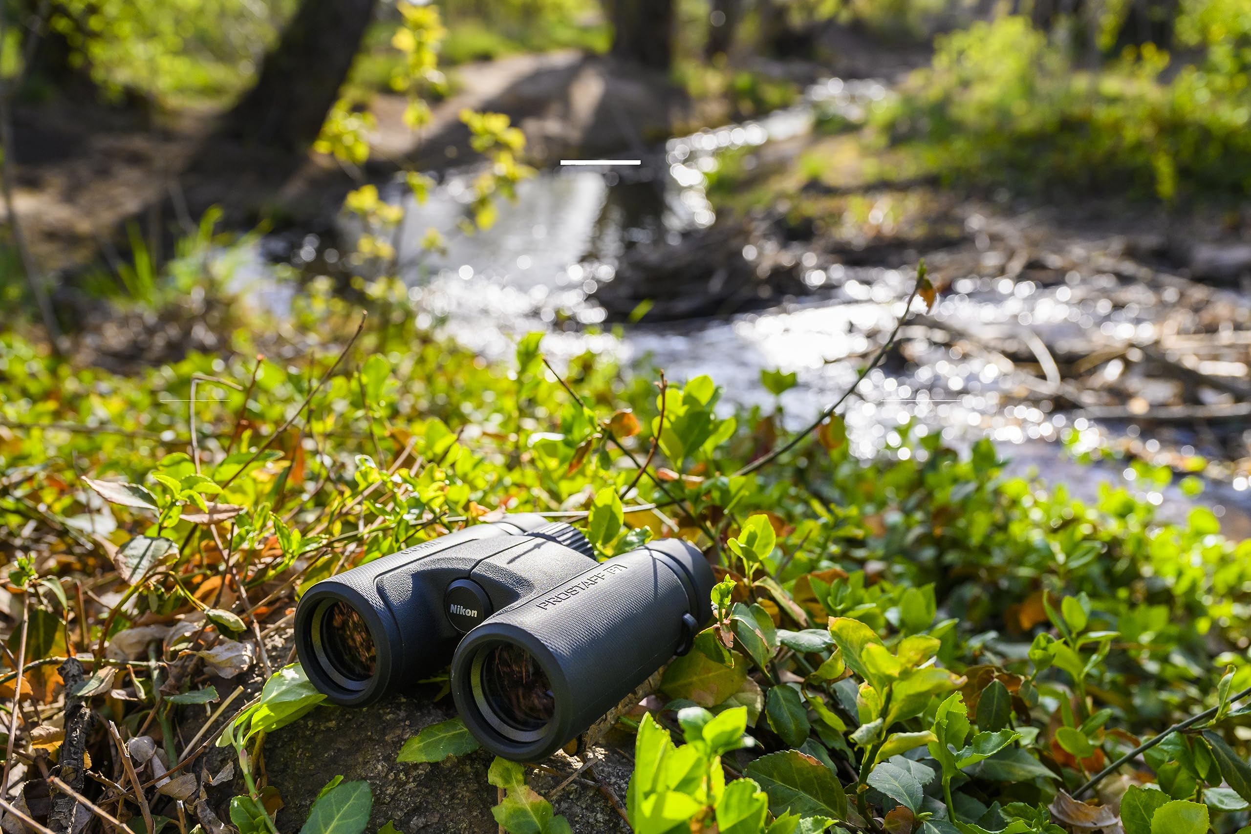 PROSTAFF P7 10x30 (16771) Black Binoculars Bundle with Lens Pen and Cleaning Cloth, Compact Binoculars for Adults for Hunting, Bird Watching, and Hiking Essentials, Zoom