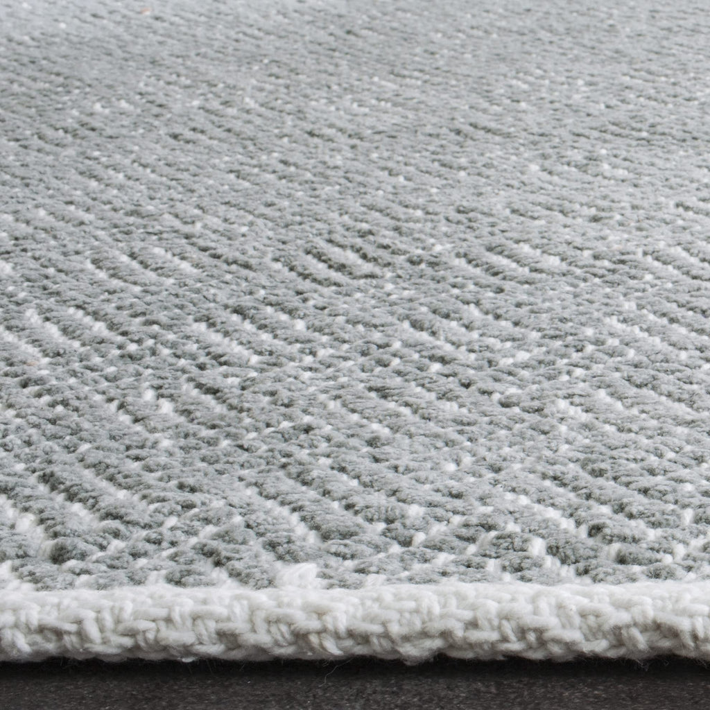 SAFAVIEH Boston Collection Area Rug - 9' x 12', Grey, Handmade Flat Weave Cotton, Ideal for High Traffic Areas in Living Room, Bedroom (BOS680E)