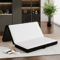 GEMBED Tri-Fold Memory Foam Mattress Queen - 4 Inch Portable Folding Mattress with Handle & Washable Cover, Floor Bed with Non-Slip Base, Space-Saving for Room, Travel, Guest Bed, RV, 78"x58"x4"