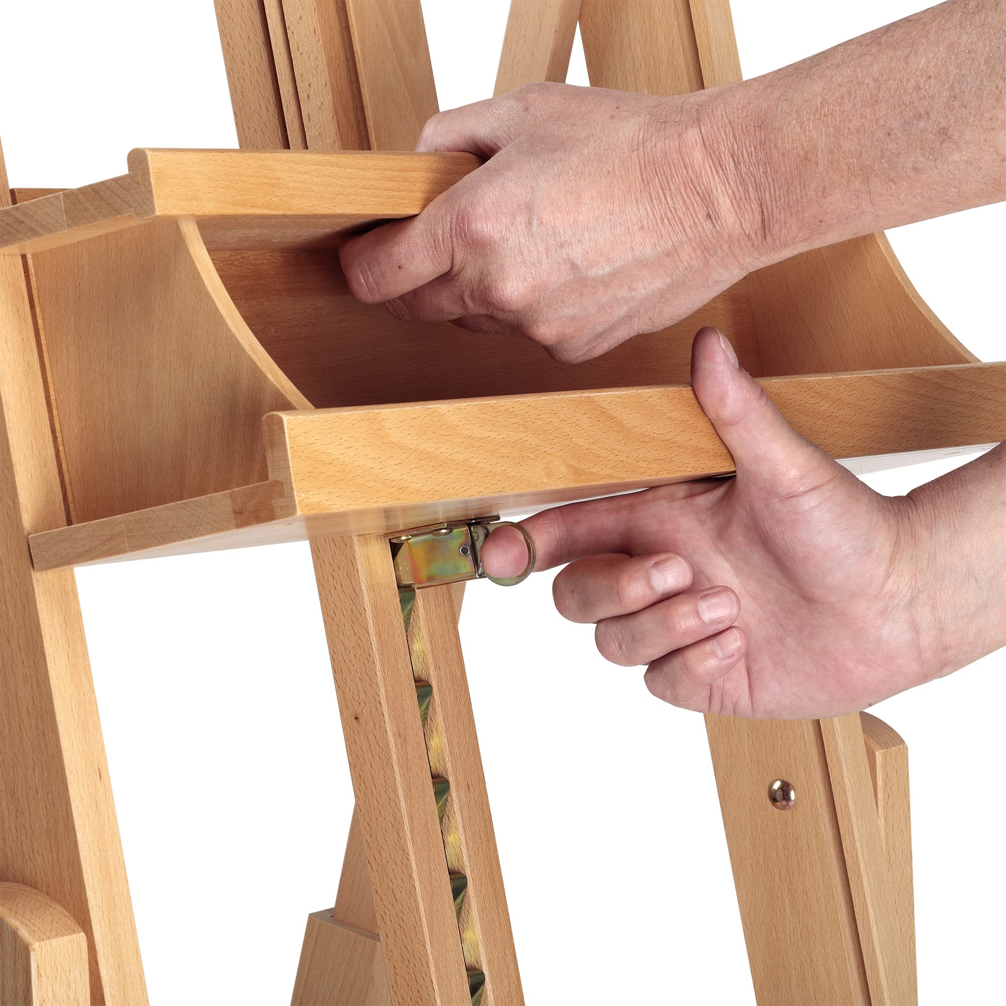 Creative Mark Savannah Studio Easel - Portable Lightweight Art Easel with Adjustable Angles with Wheels - Ideal for Artist, Perfect for Painting - Storage Drawer - Natural Finish - Ideal for Artist