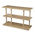 SEI Furniture - Markworth Geometric Console Table - Transitional Design, Natural Iron and Wood - Ideal for Entryway, Living Room (CK1101703)