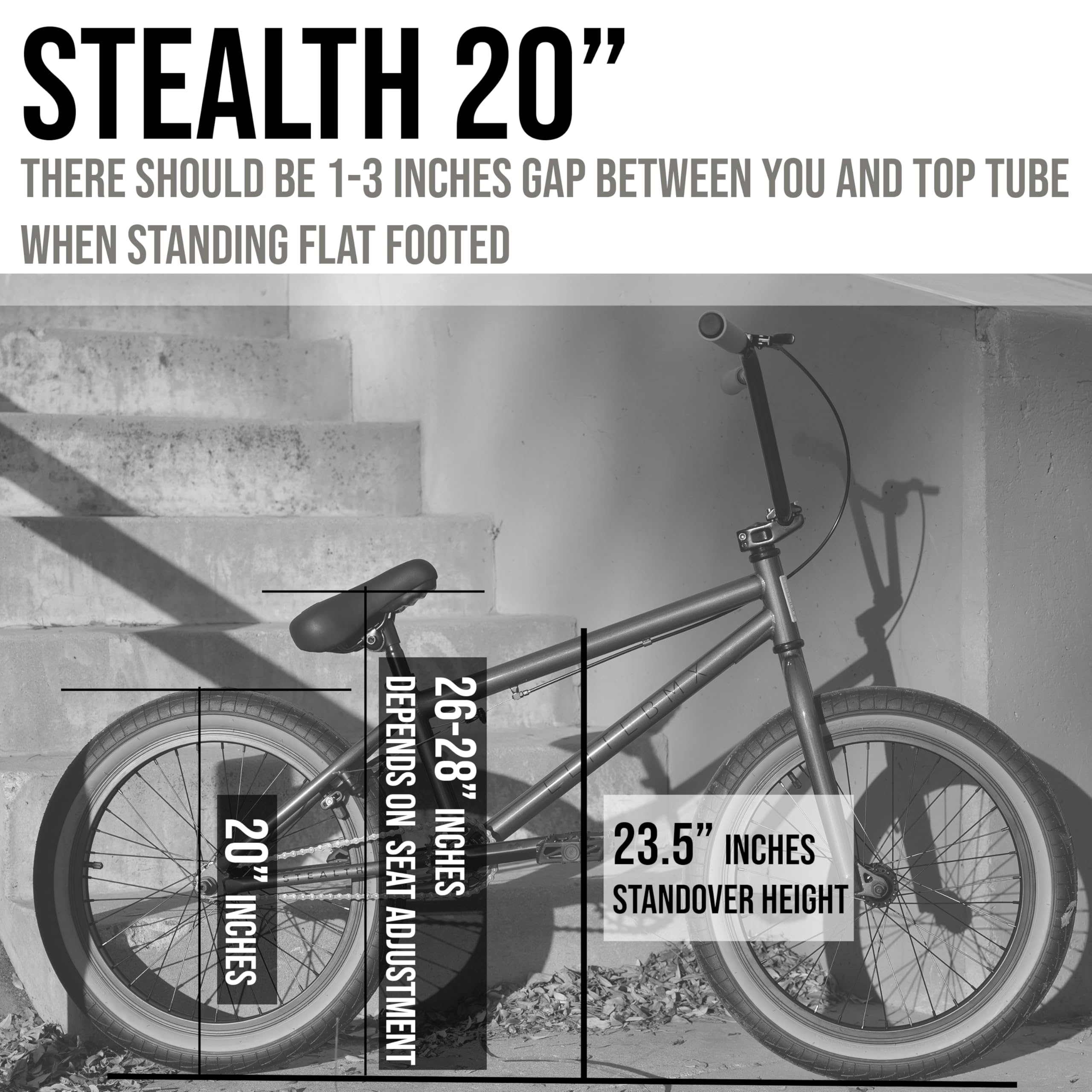 Elite BMX Freestyle Bike, Durable Steel Frame, Available in 16", 18", and 20" Sizes. New Sizes 26" and 29" BMX Bicycles. (Black Blue, 20")