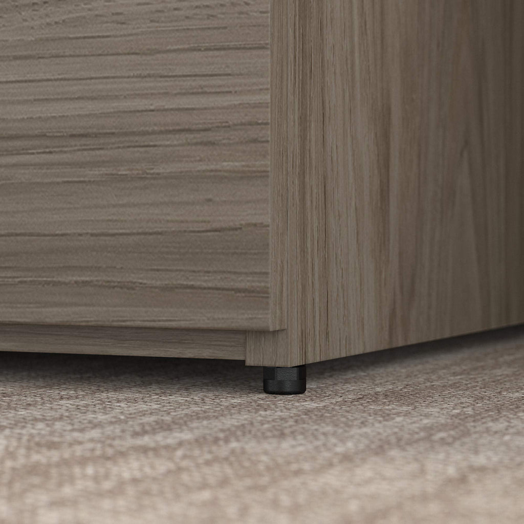 Bush Business Furniture Office 500 2 Drawer File Cabinet-Assembled, 16W, Modern Hickory
