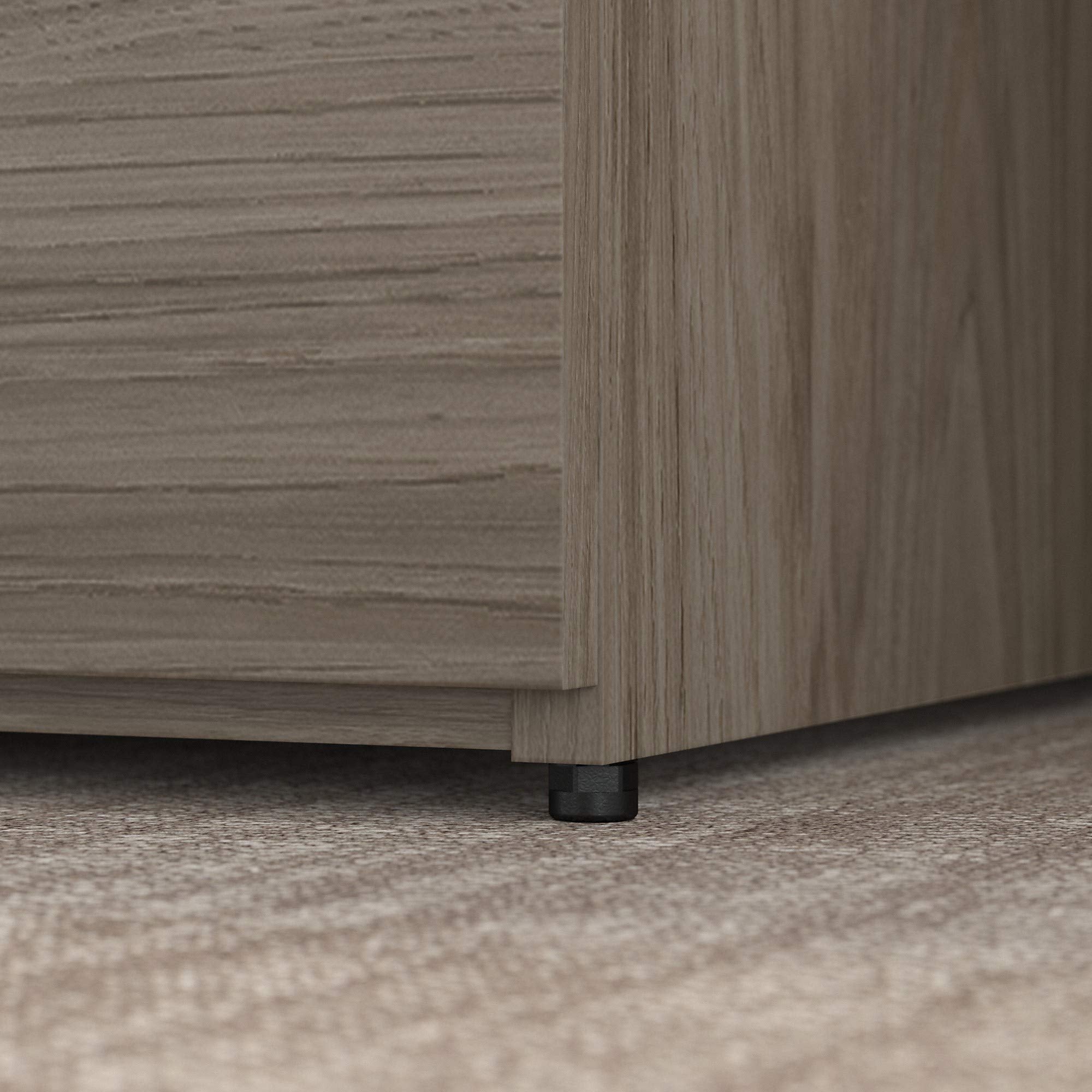 Bush Business Furniture Office 500 2 Drawer File Cabinet-Assembled, 16W, Modern Hickory