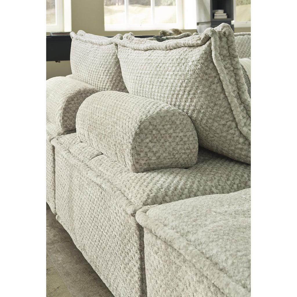 Signature Design by Ashley Bales Casual L-Shaped Modular Tufted 3-Piece Modular Seating with Non-Slip Decking, Beige