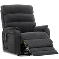 DYNOX 400 LBS Big Tall Man Large-Wide Power Dual Motor Lift Recliners Chairs for Elderly, Lay Flat Lift Chair with Infinite Positions, Heat & Massage, Extended Footrest (9298L, Chenille, Grey)