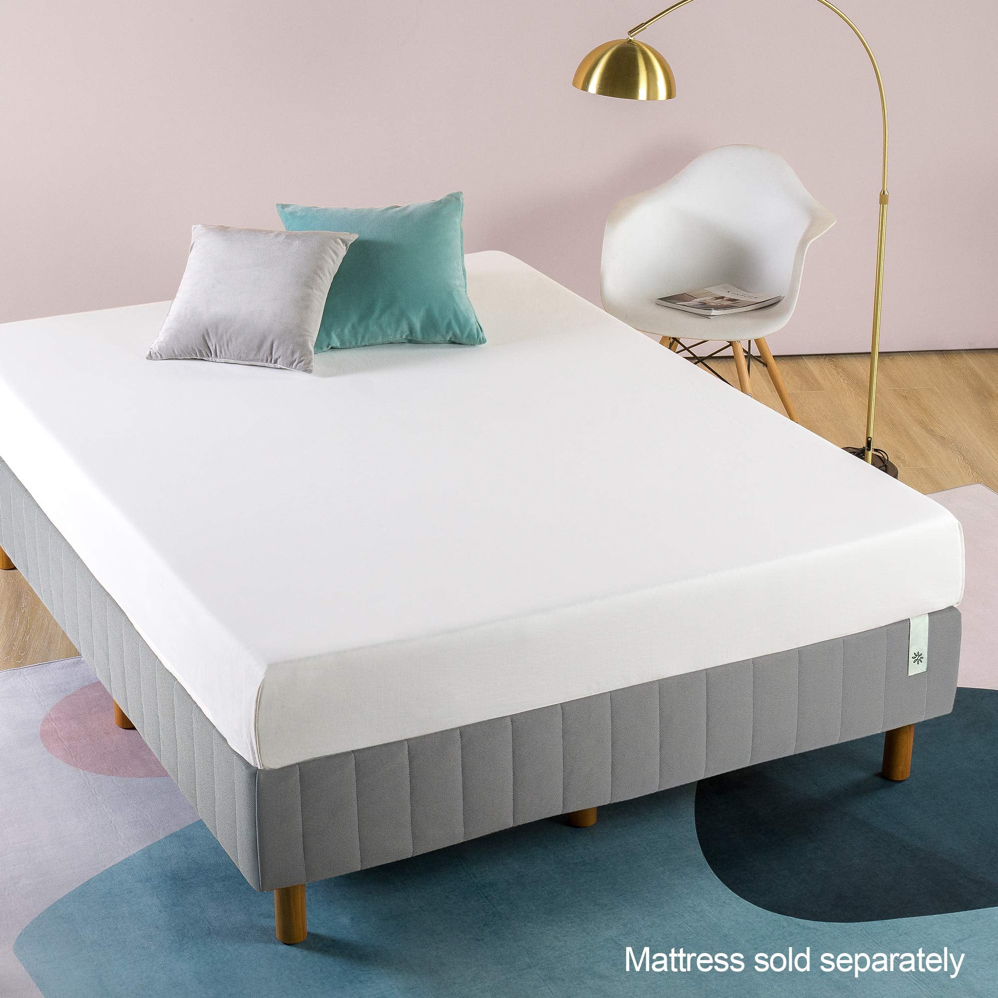 Zinus Good Design Award Winner Justina Metal Mattress Foundation / 16 Inch Platform Bed/No Box Spring Needed, Queen
