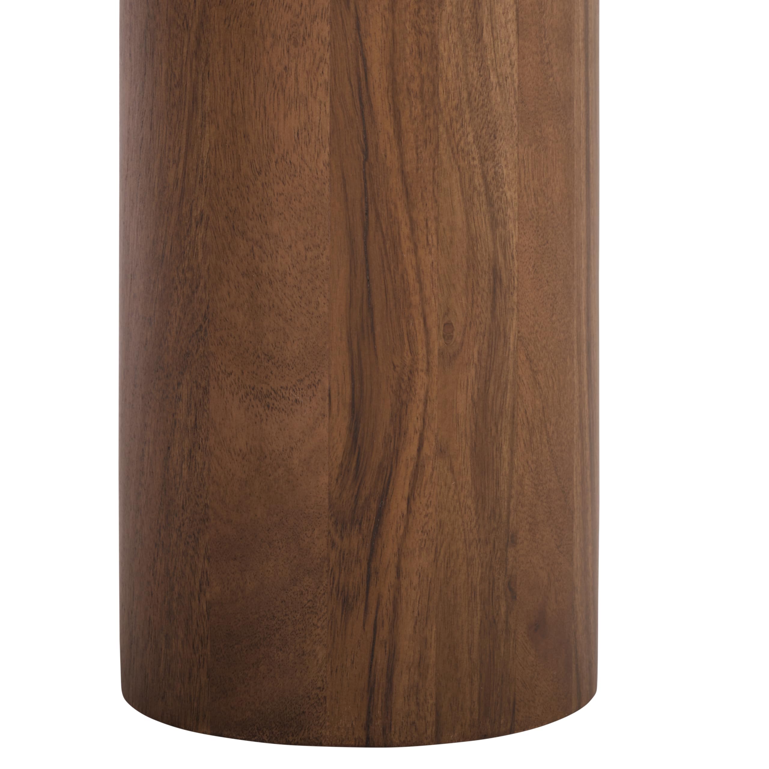 SAFAVIEH Couture Collection - Trescott Solid Wood Square Coffee Table with Chunky Cylinder Legs, Modern Accent Cocktail Table (SFV9763A)