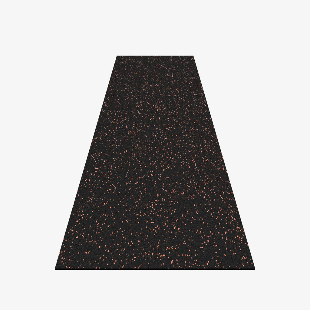 IncStores 1/4" Tough Rubber Roll (4' x 10') - Excellent Gym Floor mats for Medium/Large Equipment and Light/Moderate Free Weights (5 Mats - 4'x10' Brick Red)