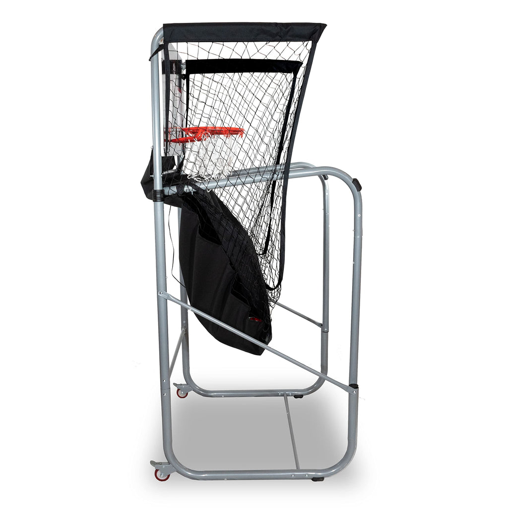 Pop-A-Shot - Home Dual Shot | Arcade Basketball Fun at Home | Infrared Sensor Scoring | 16 Game Modes | 7 Balls | Foldable Storage | for All Players (Red)
