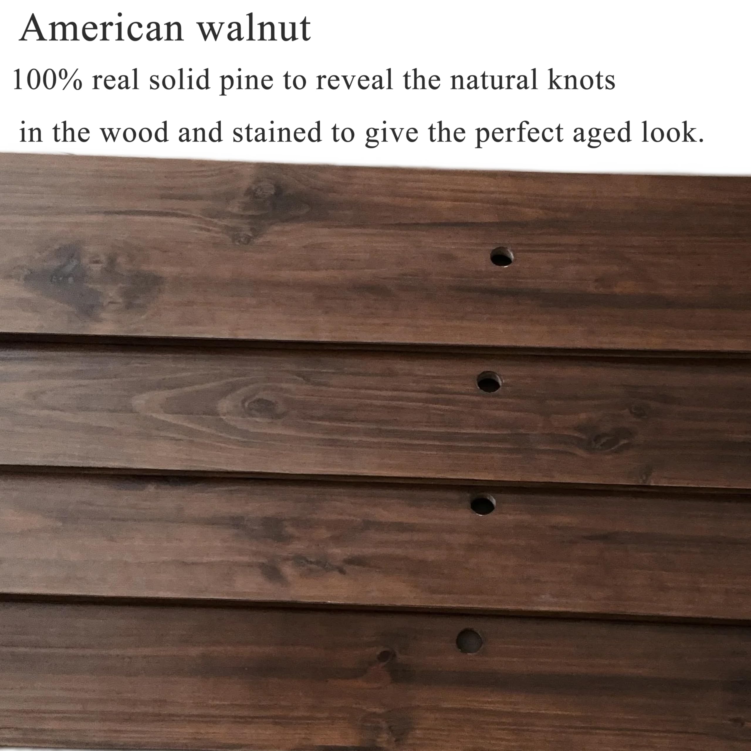 Industrial Pipe Wall Shelves With Real Wood Plank, 70 Inches Floating Shelves for Wall, 4 Tier Farmhouse Book Shelves, Dark Brown for Kitchen, Living Room Decor and Bar