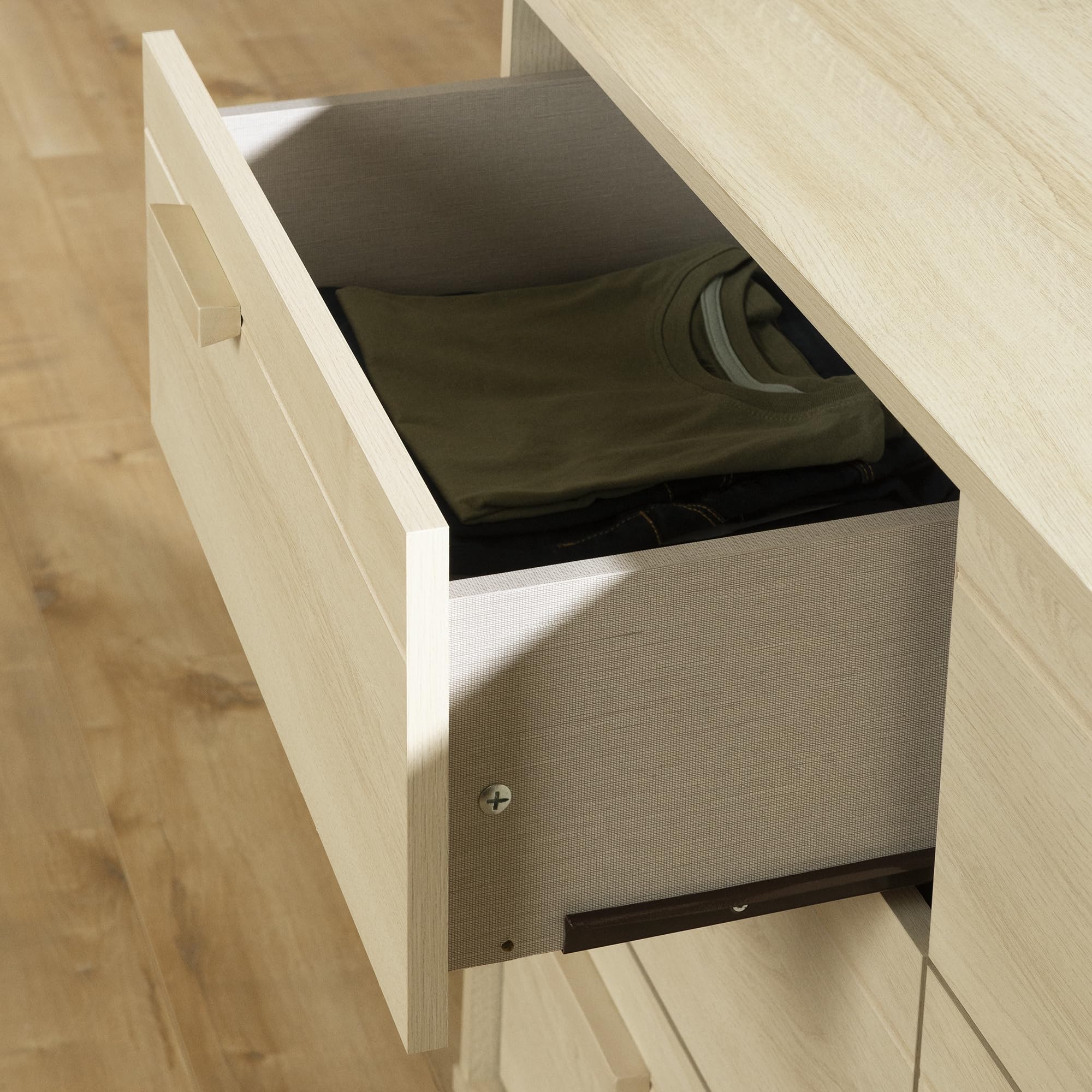 South Shore Noah Dresser Bleached Oak, Contemporary