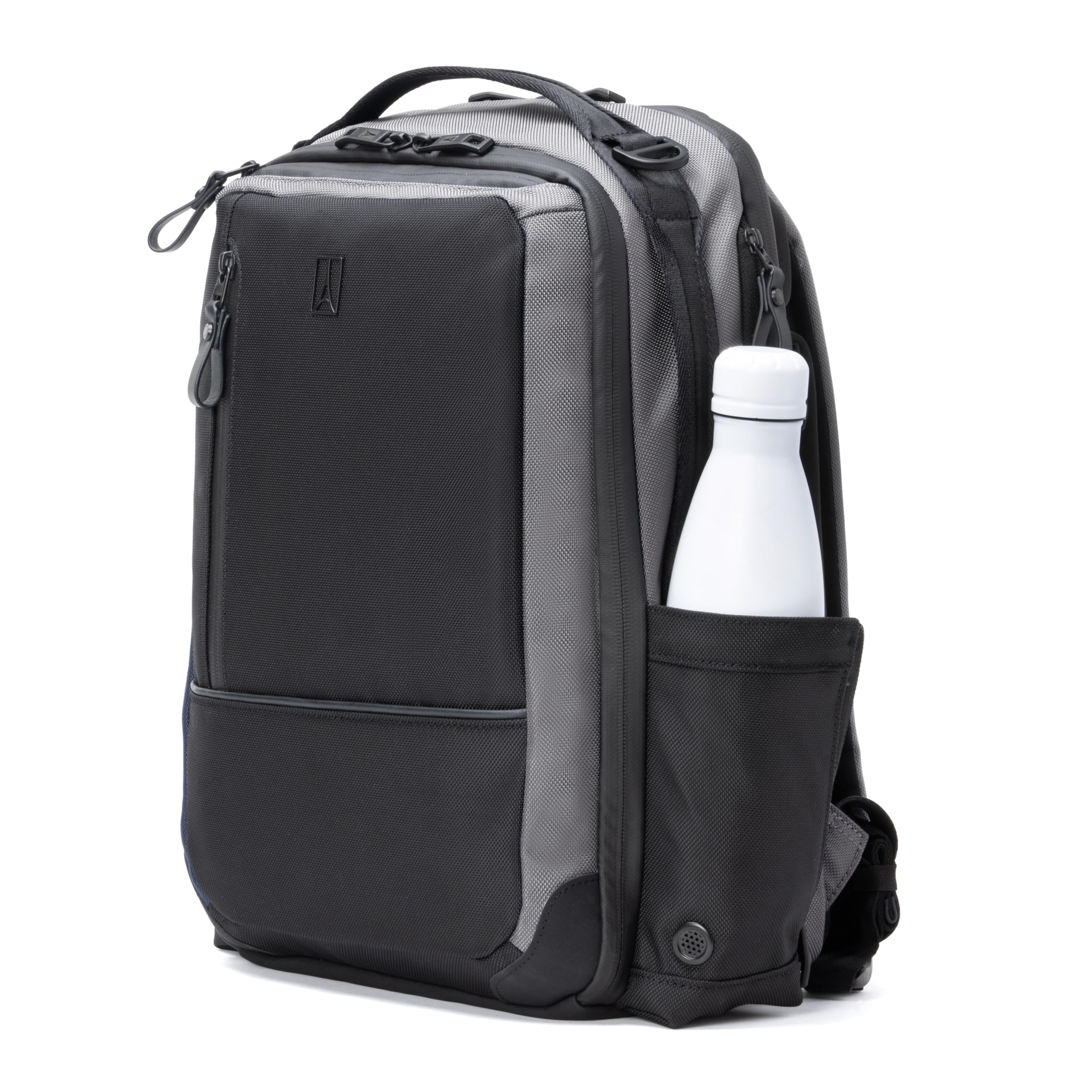 Travelpro Altitude Slim Expandable Travel Laptop Backpack 20-24L, 16 Inch Laptop, Water Resistant, Work, Business, Men and Women, Falcon Grey