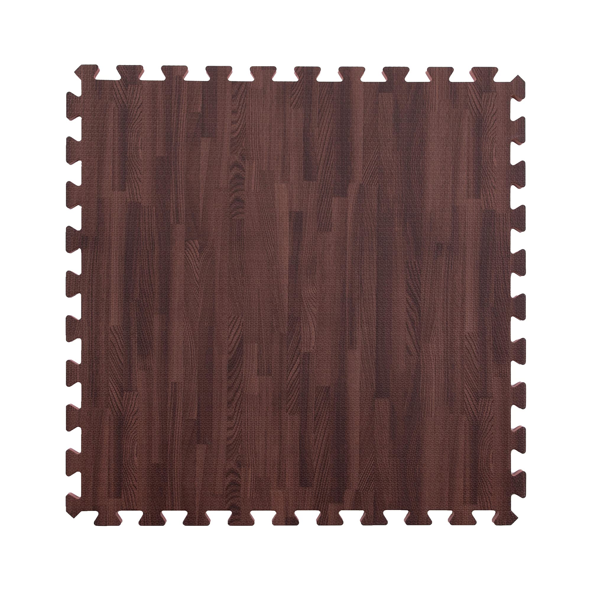 IncStores Premium Soft Wood Print Foam Flooring Tiles | Interlocking Foam Tiles for Home, Gym, Training and Yoga | 5/8" - Cherry, 144 Square Feet